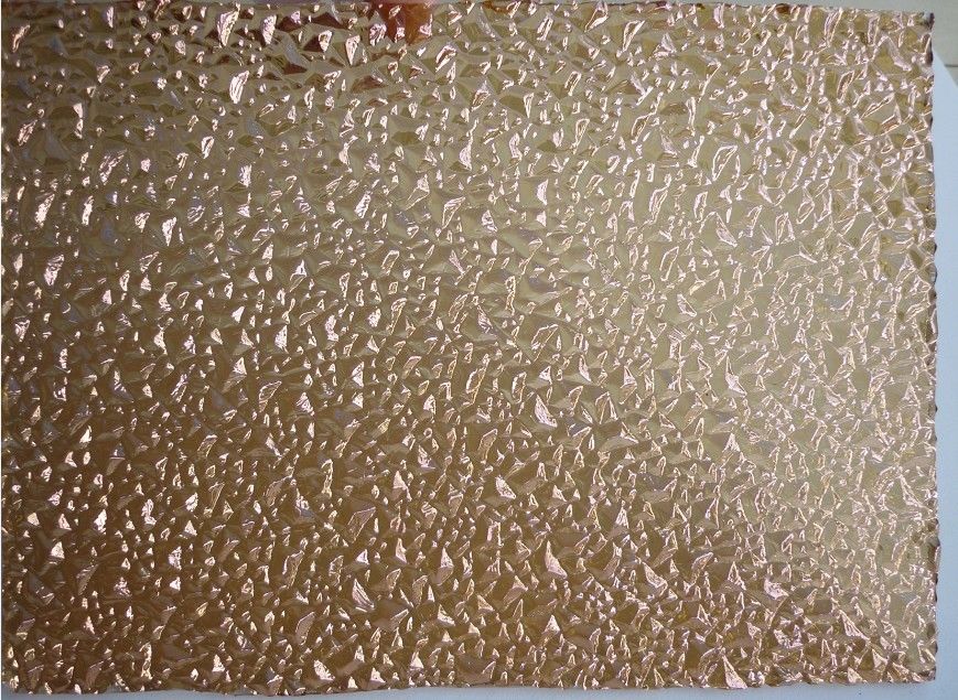 3-12mm Vetro temperato modellato Personalizzare le dimensioni per porte di finestre di edifici decorativi