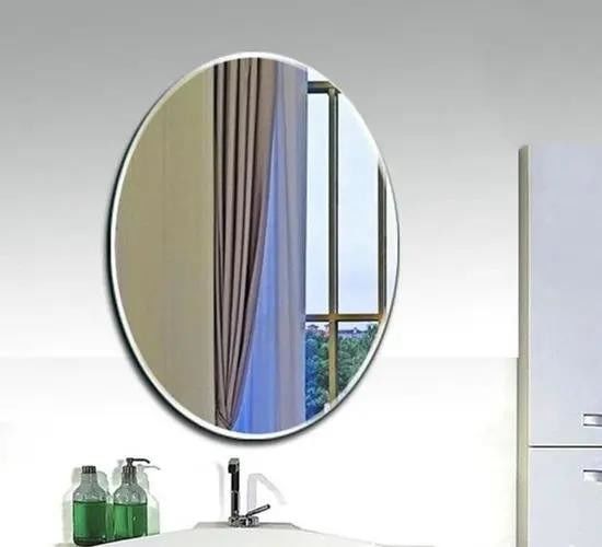 Specchio Vetro Decorativo Bagno Sicurezza Chiara Galleggiante Attorno Ntique Specchio