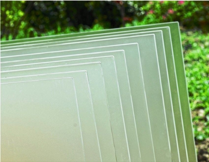 Dimensioni personalizzate Solare fotovoltaico vetro trasparente galleggiante per muro e vetro del edificio