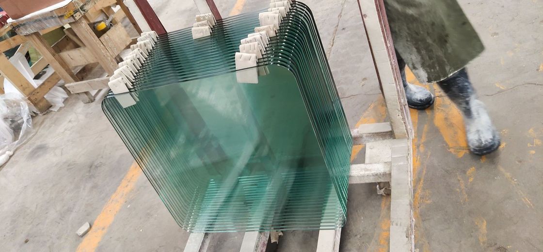 Resistenza alla pressione del vento vetro temperato personalizzato per porte/finestre/muro tenda/arredamento
