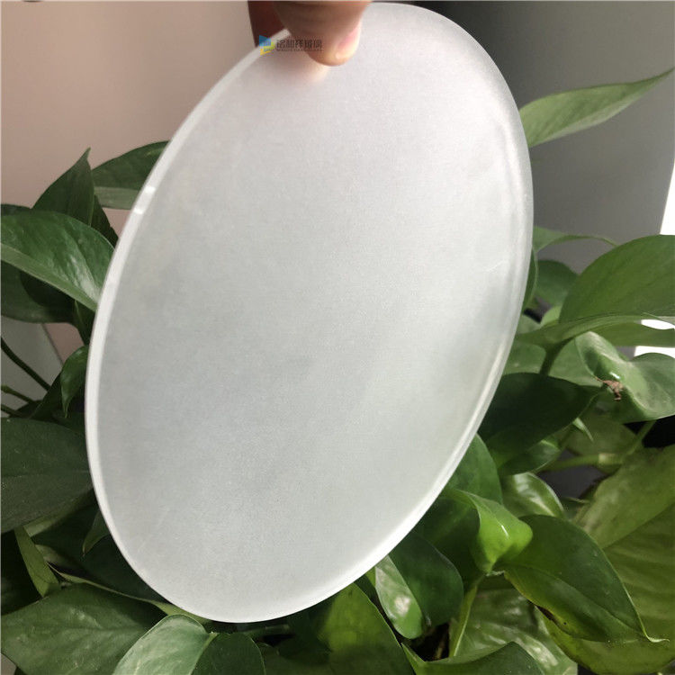 3 mm 4 mm Acid Etched Tempered Glass Figured Frosted Glass Usato per le porte del bagno