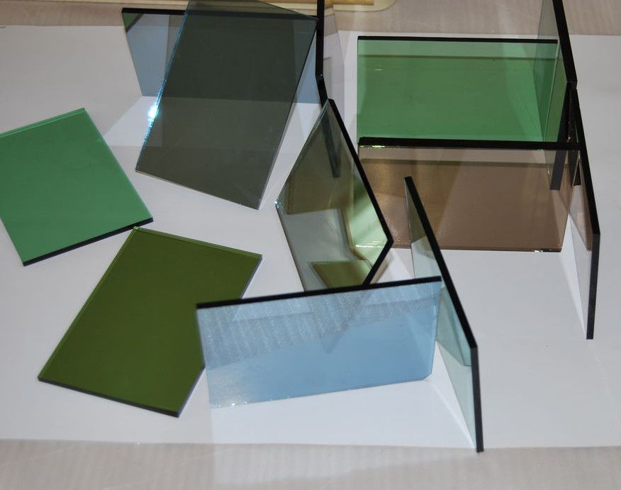 Vetro galleggiante riflettente con colori blu/verde/bronzo/giallo