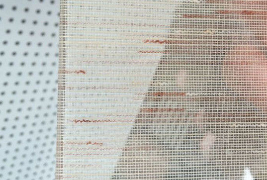Vetro stratificato con filo a maglia trasparente/colorato per la decorazione interna