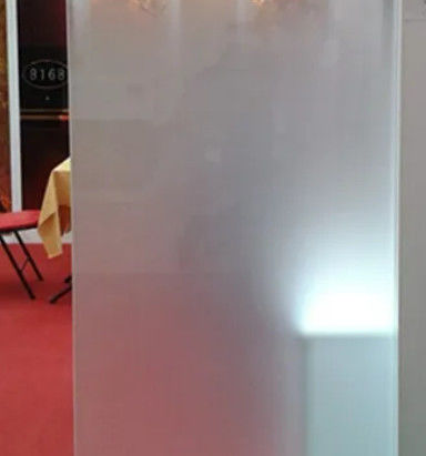 Vetro ghiacciato artistico/bianco latte utilizzato per la partizione della stanza della doccia con un'ottima privacy