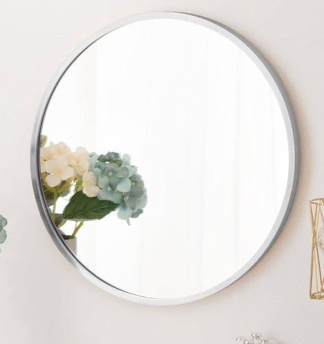 Decorazione murale dimensioni personalizzate Specchio vetro utilizzato in interni / bagno
