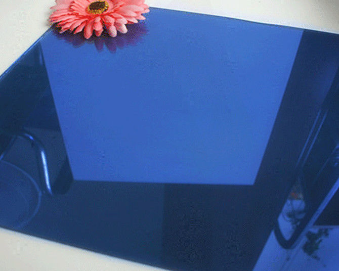 Vetro galleggiante riflettente colorato con blu scuro, verde scuro, verde francese, verde chiaro