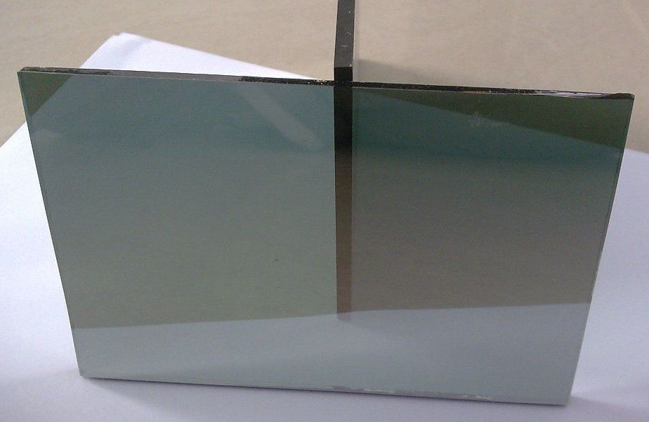 Vetro riflettente galleggiante di colore ferro a bassa trasparenza temperato