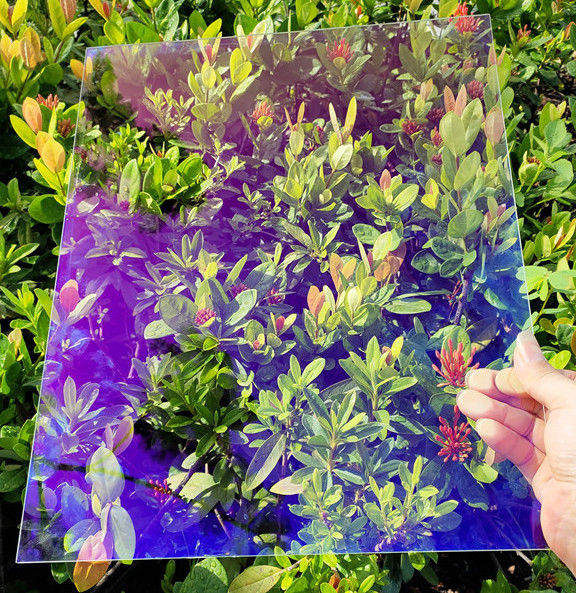 Vetro riflettente a basso contenuto di ferro/chiaro/dimensioni personalizzate colorato/tintato blu scuro/verde/bronzo