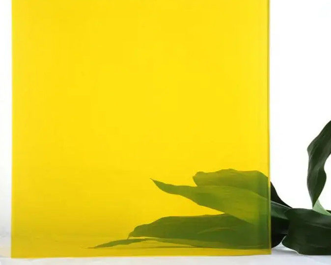Processo di vetro colorato con colore verde scuro / grigio scuro / blu Ford
