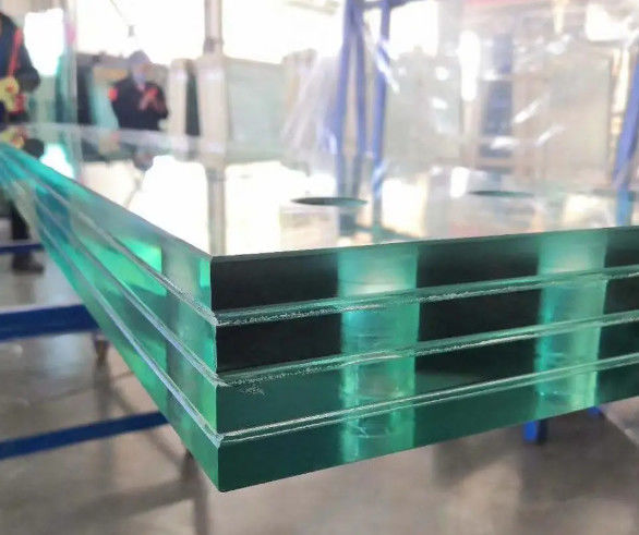 Vetro laminato temperato trasparente / ultra trasparente PVB Sgp
