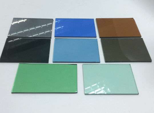 Vetro galleggiante colorato rettangolare personalizzato per costruzioni