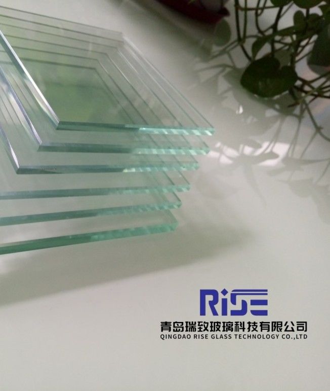 Vetro di sicurezza laminato temperato 6.38-12.38mm trasparente e personalizzabile con superficie incisa con acido congelato