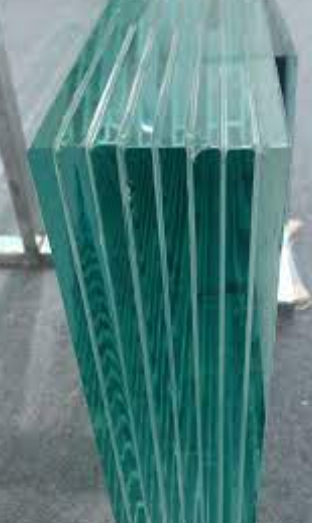 6.38-12.38 PVB Vetro Laminato Temperato Piano o Curvo Trasparente