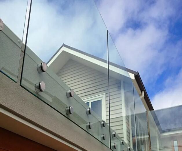 6.76-12.38mm Edificio laminato Temperato Decorativo Costruzione di sicurezza Scala vetro